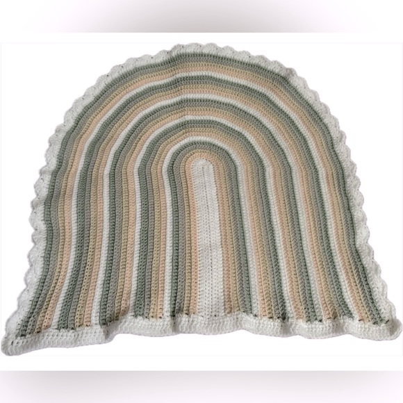 Handmade Rainbow Blanket - Picture 1 of 4